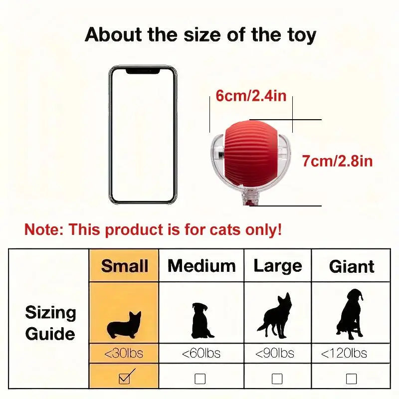 USB Rechargeable Dog Teaser Toy, Long Tail Toy Ball, Cat Training Toy, Tease Cat Training Toy, Suitable for All Cats, Valentine'S Day Gift